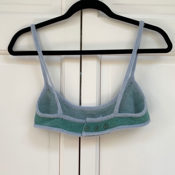 Danielle Guizio Cut Out Cardigan and Exposed Seam Bra Set - Picture 6 of 8